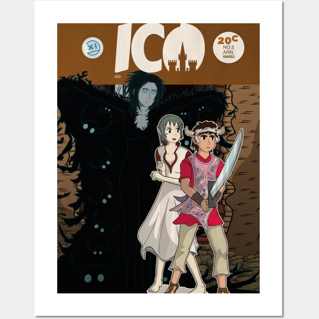 Ico Retro Art Wall Art by BrokenGrin